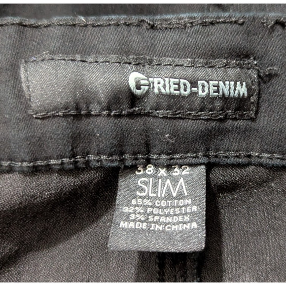 G Fried Denim Jeans sz 38/32 Slim black stretchy men 1484 - Picture 7 of 8